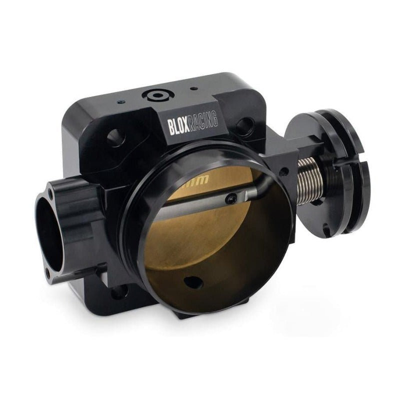 BLOX Racing Honda B/D/H/F Series Engines 76mm Black Billet Throttle Body V2 BLOX Racing Throttle Bodies  AXOPROS