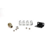 BLOX Racing Remote Oil Filter Relocation Kit - Polished BLOX Racing Oil Filter Blocks  AXOPROS