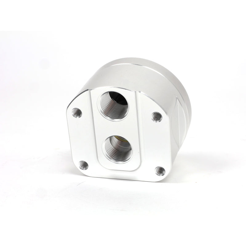 BLOX Racing Remote Oil Filter Relocation Kit - Polished BLOX Racing Oil Filter Blocks  AXOPROS
