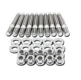 BLOX Racing SUS303 Stainless Steel Exhaust Manifold Stud Kit M8 x 1.25mm 45mm in Length - 9-piece BLOX Racing Hardware Kits - Other  AXOPROS