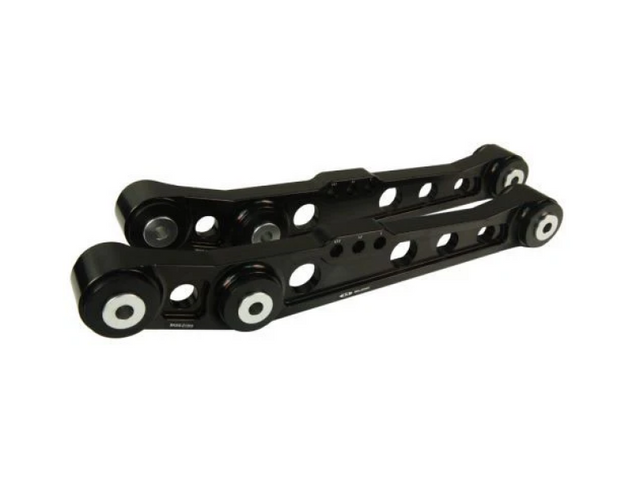BLOX Racing V2 Billet Rear Lower Control Arms Poly Bushings 96-00 Honda Civic - Black BLOX Racing Suspension Arms & Components  AXOPROS