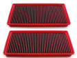 BMC 2014 Land Rover Discovery IV 3.0 Replacement Panel Air Filter (2 Filters Req.) BMC Air Filters - Drop In  AXOPROS