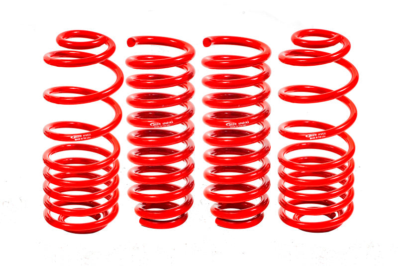 BMR 02-09 Trailblazer Lower Springs Set of 4 2in-3in Drop Red BMR Suspension Lowering Springs  AXOPROS
