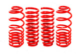BMR 02-09 Trailblazer Lower Springs Set of 4 2in-3in Drop Red BMR Suspension Lowering Springs  AXOPROS