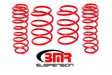 BMR 05-14 S197 Mustang GT Performance Version (Set Of 4) - Red BMR Suspension Lowering Springs  AXOPROS