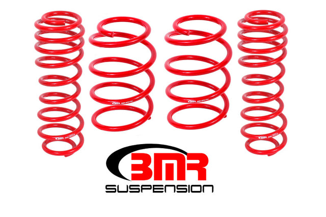 BMR 05-14 S197 Mustang GT Performance Version (Set Of 4) - Red BMR Suspension Lowering Springs  AXOPROS