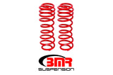 BMR 05-14 S197 Mustang GT/GT500 Rear Performance/Drag Lowering Springs - Red BMR Suspension Lowering Springs  AXOPROS