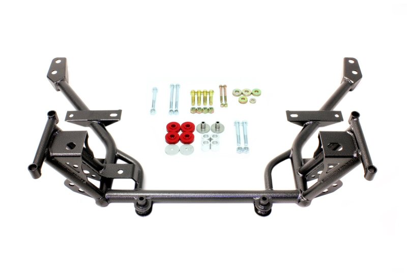BMR 05-14 S197 Mustang K-Member w/ STD. Motor Mounts and STD. Rack Mounts - Black Hammertone BMR Suspension Crossmembers  AXOPROS