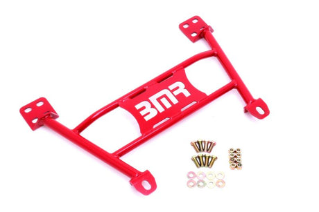 BMR 05-14 S197 Mustang Radiator Support Chassis Brace - Red BMR Suspension Radiator Stays  AXOPROS
