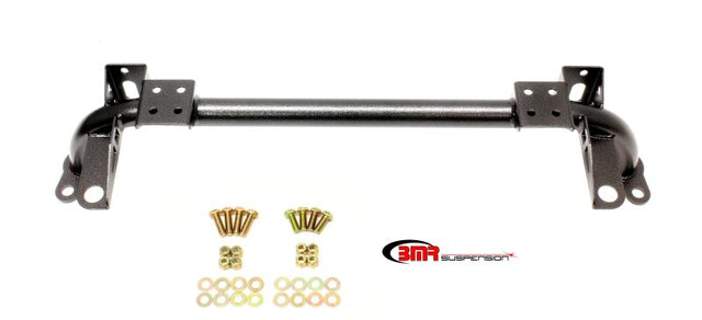 BMR 05-14 S197 Mustang Radiator Support w/ Sway Bar Mount - Black Hammertone BMR Suspension Radiator Stays  AXOPROS