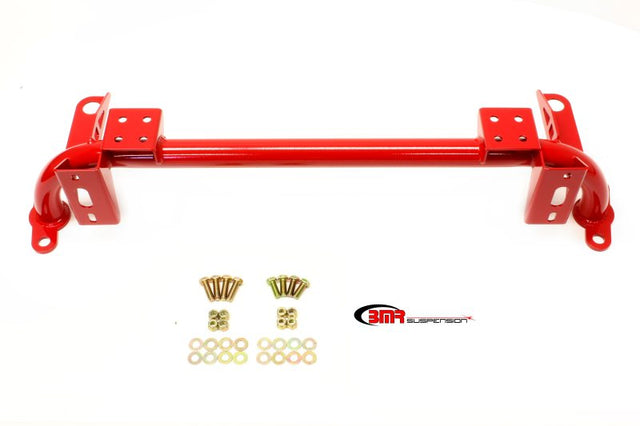 BMR 05-14 S197 Mustang Radiator Support w/ Sway Bar Mount - Red BMR Suspension Radiator Stays  AXOPROS