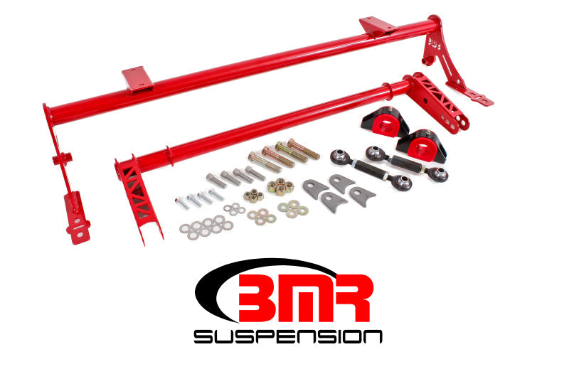 BMR 05-14 S197 Mustang Rear Bolt-On Hollow 35mm Xtreme Anti-Roll Bar Kit (Polyurethane) - Red BMR Suspension Sway Bars  AXOPROS