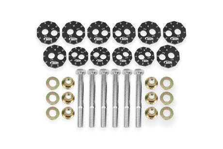 BMR 06-13 Chevrolet Corvette C6 Z06 / 09-13 ZR1 Camber Bolt Kit - Black Anodized BMR Suspension Camber Kits  AXOPROS