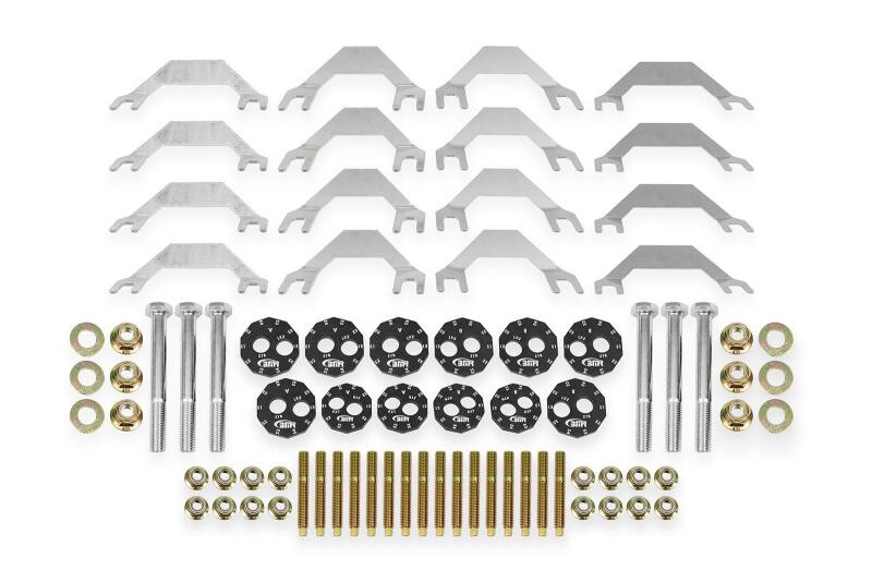 BMR 06-13 Chevrolet Corvette C6 Z06/ 09-13 ZR1 Camber Bolt & Stud Kit - Black Anodized BMR Suspension Camber Kits  AXOPROS