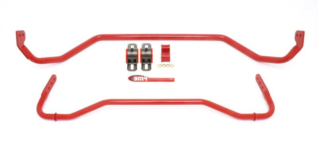 BMR 08-09 Pontiac G8 Front & Rear Sway Bar Kit w/ Bushings - Red BMR Suspension Sway Bars  AXOPROS