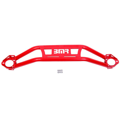 BMR 08-18 Dodge Challenger Front Strut Tower Brace - Red (Twin Tube Design) BMR Suspension Strut Bars  AXOPROS