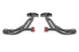 BMR 10-14 Ford Mustang / Shelby GT500 Non-Adj. Lower A-Arms (Poly/Delrin) - Black Hammertone BMR Suspension Control Arms  AXOPROS