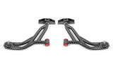BMR 10-14 Ford Mustang / Shelby GT500 Non-Adj. Lower A-Arms (Poly/Delrin) - Black Hammertone BMR Suspension Control Arms  AXOPROS