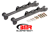 BMR 10-15 5th Gen Camaro Chrome Moly Non-Adj. Rear Lower Control Arms (Delrin) - Black Hammertone BMR Suspension Control Arms  AXOPROS