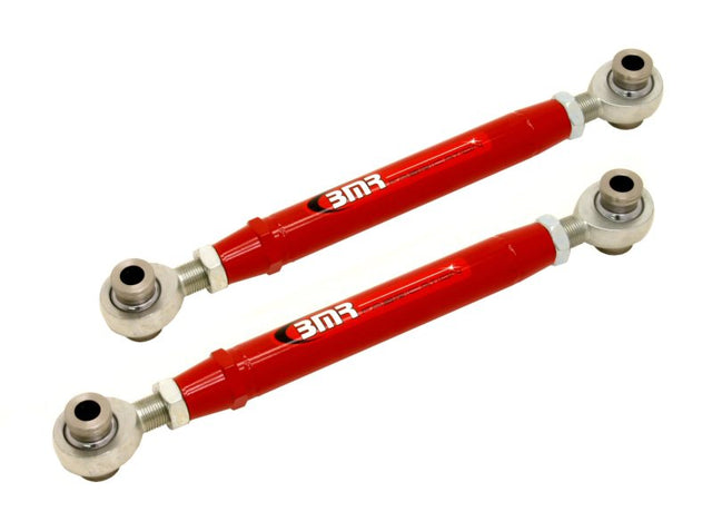 BMR 10-15 5th Gen Camaro Rear Adj. Rod Ends Toe Rods - Red BMR Suspension Suspension Arms & Components  AXOPROS