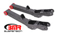 BMR 10-15 5th Gen Camaro Rear Lower Control Arms Non-Adj. (Polyurethane) - Black Hammertone BMR Suspension Control Arms  AXOPROS