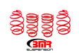 BMR 10-15 5th Gen Camaro V8 Lowering Spring Kit (Set Of 4) - Red BMR Suspension Lowering Springs  AXOPROS