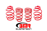 BMR 10-15 5th Gen Camaro V8 Lowering Spring Kit (Set Of 4) - Red BMR Suspension Lowering Springs  AXOPROS