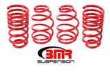 BMR 10-15 5th Gen Camaro V8 Lowering Spring Kit (Set Of 4) - Red BMR Suspension Lowering Springs  AXOPROS