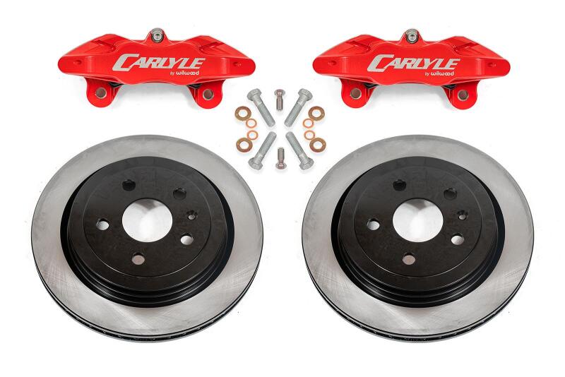 BMR 14-17 Chevrolet SS Brake Kit For 15in Conversion Solid Rotors Red Calipers BMR Suspension Brake Kits - Performance Blank  AXOPROS