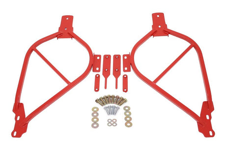 BMR 14-17 Chevy SS Sedan Bolt-On Subframe Connectors - Red BMR Suspension Chassis Bracing  AXOPROS