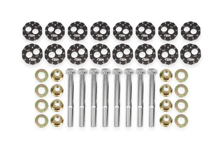 BMR 14-19 Chevrolet Corvette C7 Front & Rear Lower Control Arms Camber Bolt Kit - Black Anodized BMR Suspension Camber Kits  AXOPROS