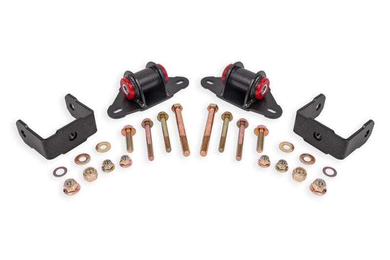 BMR 14-19 Chevrolet Corvette C7 Polyurethane Transmission/Differential Mount - Black Hammertone BMR Suspension Differential Bushings  AXOPROS