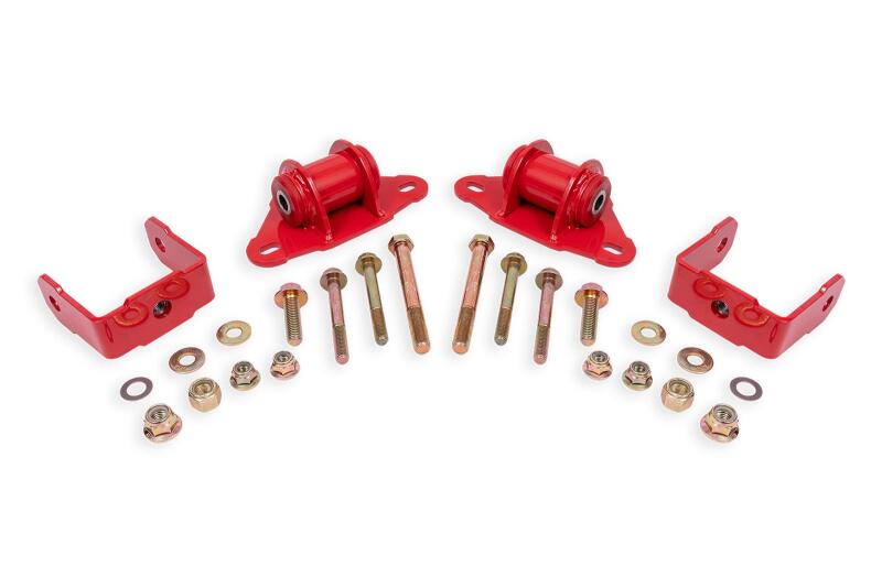 BMR 14-19 Chevrolet Corvette Polyurethane Transmission/Differential Mount - Red BMR Suspension Differential Bushings  AXOPROS
