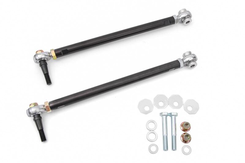 BMR 14-19 Chevrolet Corvette Toe Rods For 15in Conversion Kit - Black Anodized BMR Suspension Suspension Arms & Components  AXOPROS