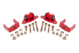 BMR 14-19 Chevrolet Corvette Transmission/Differential Mount - Red BMR Suspension Differential Bushings  AXOPROS