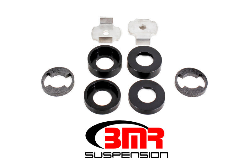 BMR 15-17 S550 Mustang Cradle Bushing Lockout Kit Level 1 - Black BMR Suspension Chassis Bracing  AXOPROS
