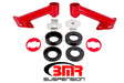 BMR 15-17 S550 Mustang Cradle Bushing Lockout Kit - Red BMR Suspension Chassis Bracing  AXOPROS