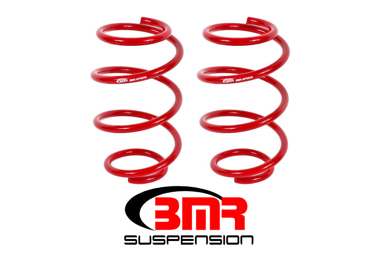 BMR 15-17 S550 Mustang Front Performance Version Lowering Springs - Red BMR Suspension Lowering Springs  AXOPROS