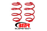 BMR 15-17 S550 Mustang Front Performance Version Lowering Springs - Red BMR Suspension Lowering Springs  AXOPROS