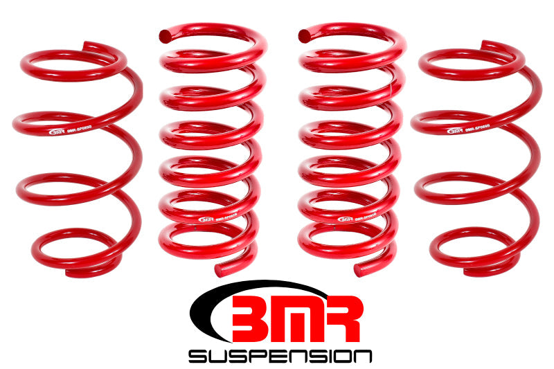 BMR 15-17 S550 Mustang Performance Version Lowering Springs (Set Of 4) - Red BMR Suspension Lowering Springs  AXOPROS