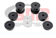 BMR 15-17 S550 Mustang Rear Cradle Bushing Kit (Delrin) - Black BMR Suspension Differential Bushings  AXOPROS