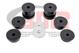 BMR 15-17 S550 Mustang Rear Cradle Bushing Kit (Delrin) - Black BMR Suspension Differential Bushings  AXOPROS