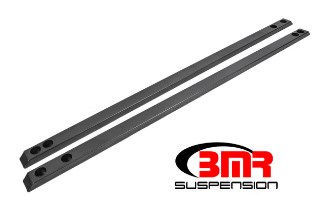BMR 15-17 S550 Mustang Super Low Profile Chassis Jacking Rails - Black Hammertone BMR Suspension Chassis Bracing  AXOPROS