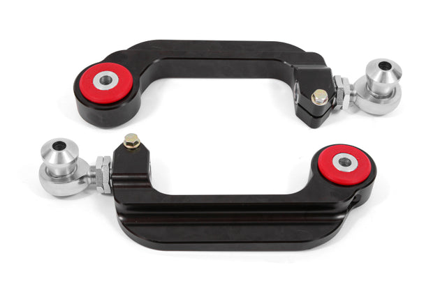BMR 15-18 S550 Mustang Billet Aluminum Camber Links Adjustable (Poly/Rod ends) - Black Anodized BMR Suspension Camber Kits  AXOPROS