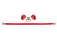 BMR 15-20 Ford Mustang Rear Strut Tower Brace - Red BMR Suspension Strut Bars  AXOPROS