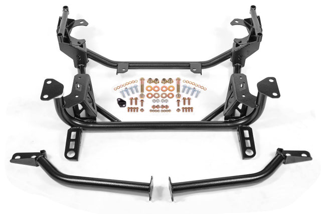 BMR 15-20 Ford Mustang Street Version (DOM) K-Member - Black Hammertone BMR Suspension Crossmembers  AXOPROS