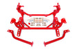 BMR 15-20 Ford Mustang Street Version (DOM) K-Member - Red BMR Suspension Crossmembers  AXOPROS