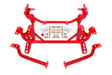 BMR 15-20 Ford Mustang Street Version (DOM) K-Member - Red BMR Suspension Crossmembers  AXOPROS