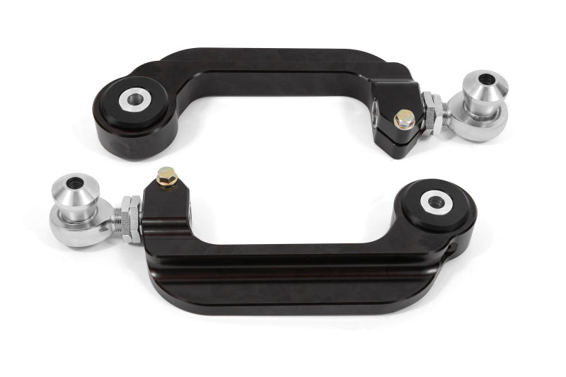 BMR 15-21 S550 Mustang Billet Aluminum Camber Links Adjustable (Delrin/Rod ends) - Black Anodized BMR Suspension Camber Kits  AXOPROS