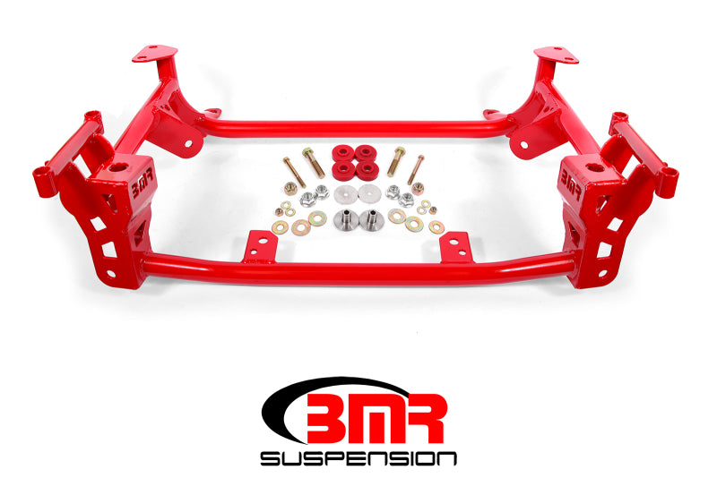 BMR 15+ Ford Mustang GT Lightweight K-Member - Red BMR Suspension Crossmembers  AXOPROS